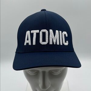 NWT Atomic G/Fore Navy Blue SnapBack Golf Cap Flexfit 110 Adjustable Hat